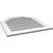 Ekena Millwork Octagonal Top Surface Mount PVC Gable Vent: Functional, w/ 3-1/2"W x 1"P Standard Frame, 30"W x 34"H GVPOT30X3401SF - alternate 3
